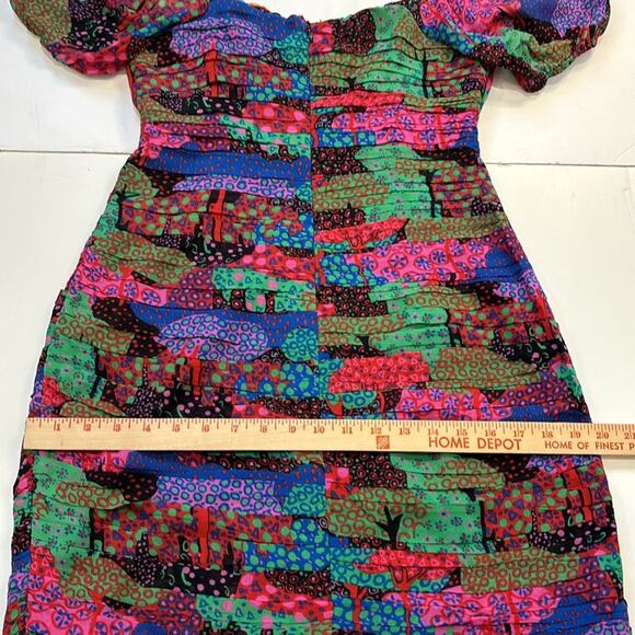 Rhode Clara Enchanted Woods Mini Dress NWT Size 6 - Picture 11 of 15
